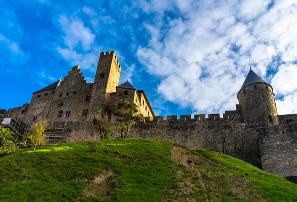 Cidade Medieval Fortificada Carcassonne França — Fotografia de Stock