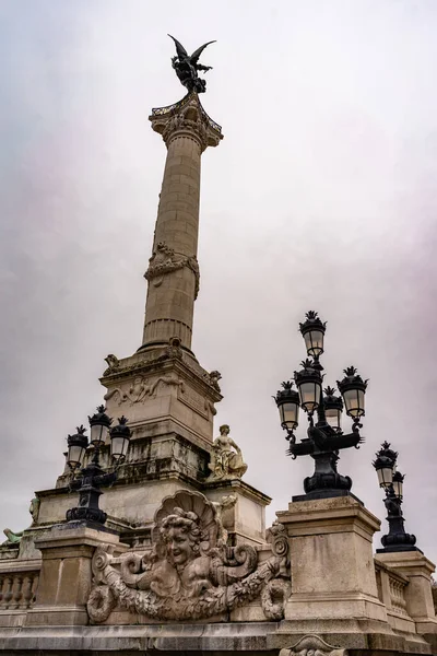 Monument Aux Girondins Bordeaux Γαλλία — Φωτογραφία Αρχείου