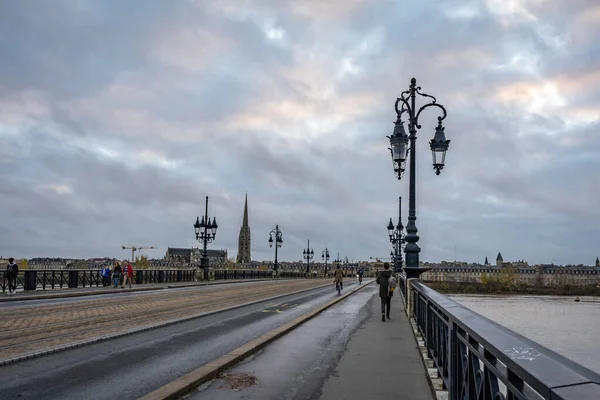 Pont Pierre Burdeos Francia — Foto de Stock