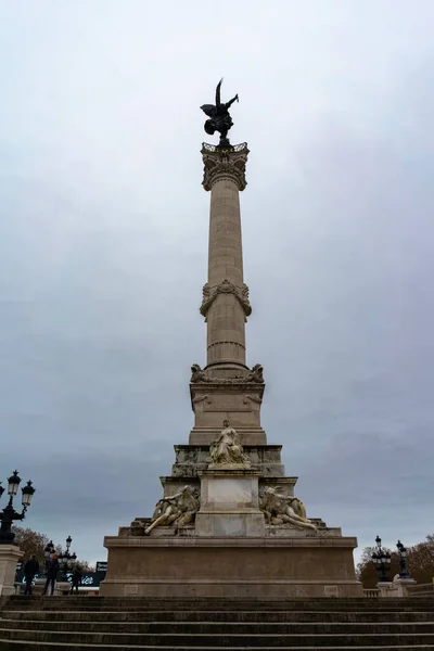 Monumento Aux Girondins Burdeos Francia — Foto de Stock