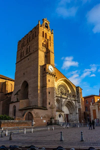 Catedrala Saint Etienne Din Toulouse Franța — Fotografie, imagine de stoc