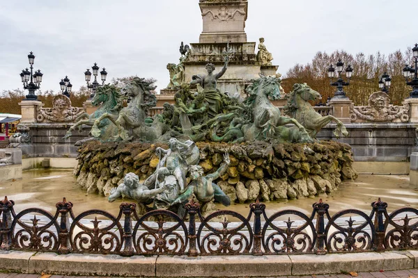 Monumento Aux Girondins Burdeos Francia —  Fotos de Stock