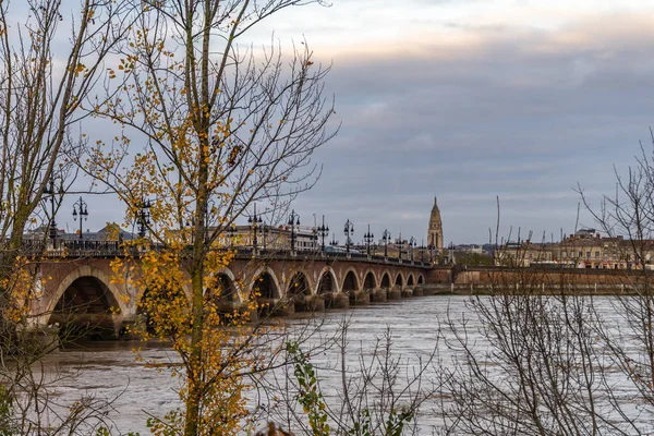 Pont Pierre Bordeaux Francja — Zdjęcie stockowe