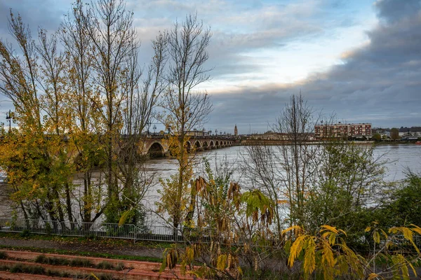 Pont Pierre Burdeos Francia —  Fotos de Stock