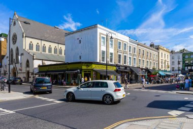 Notting Hill 'deki Portobello Pazarı, Londra, İngiltere, İngiltere