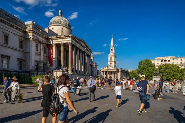 National Gallery Trafalgar Square Londres Reino Unido — Foto de Stock