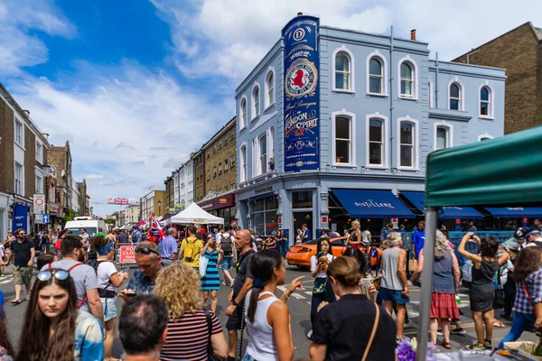 Portobello Market Notting Hill London Anglia Egyesült Királyság — Stock Fotó