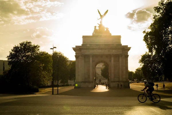 Monumento Del Arco Wellington Duke Londres Inglaterra Reino Unido — Foto de Stock