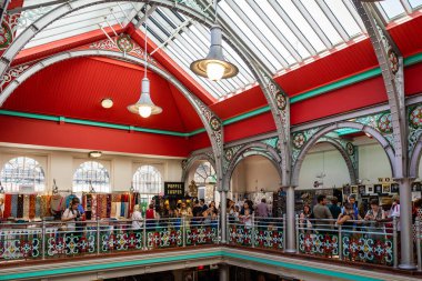 Londra, İngiltere ve İngiltere 'deki Camden pazarı..
