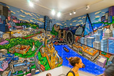 Londra, İngiltere, İngiltere 'deki Lego mağazası..