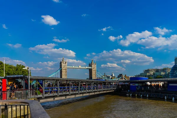 Тауэрский Мост Лондоне Великобритания — стоковое фото