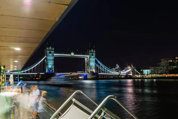 Tower Bridge Night London England — Stock Photo, Image