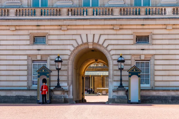 Guardia Del Palacio Buckingham Londres Reino Unido — Foto de Stock