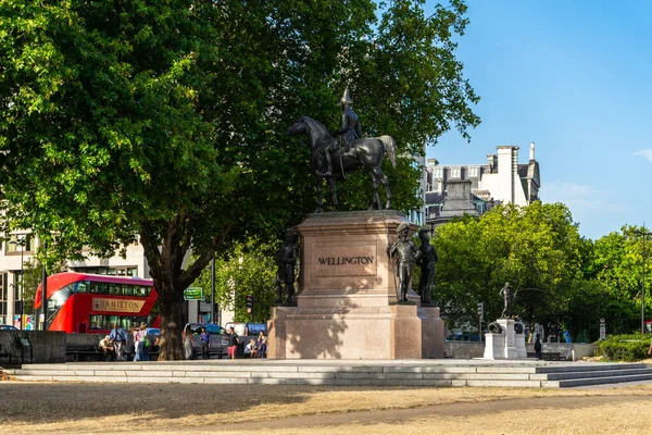 Wellington Aartsmonument Voor Duke Londen Engeland Verenigd Koninkrijk — Stockfoto