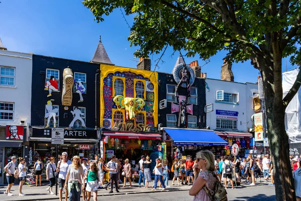 Rynek Camden Londynie Anglia Wielka Brytania — Zdjęcie stockowe