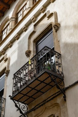 Vilafranca del Penedes, Katalonya, İspanya 'da Art Nouveau güzergahı..