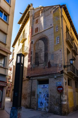 Zaragoza, İspanya 'daki Santa Maria Magdalena Kilisesi.