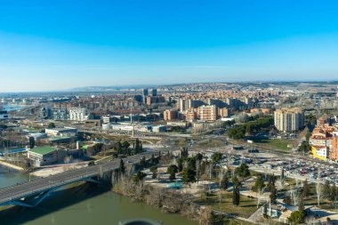 İspanya, Zaragoza 'daki Basilica de Nuestra Senora del Pilar Katedrali.