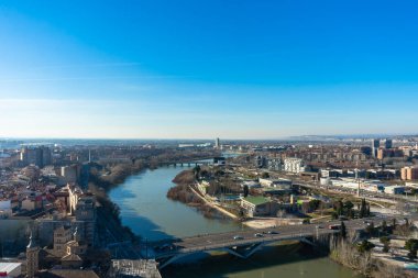 İspanya, Zaragoza 'daki Basilica de Nuestra Senora del Pilar Katedrali.
