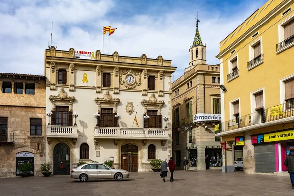 Casa Vila Ayuntamiento Vilafranca Del Penedes Cataluña España — Foto de Stock