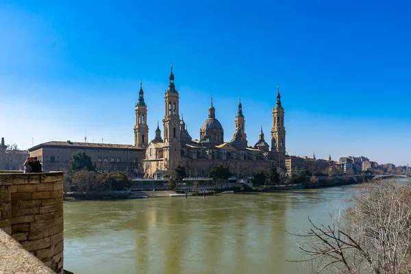 Basilica Nuestra Senora Del Pilar Cathedral Zaragoza Spain — Stock Photo, Image