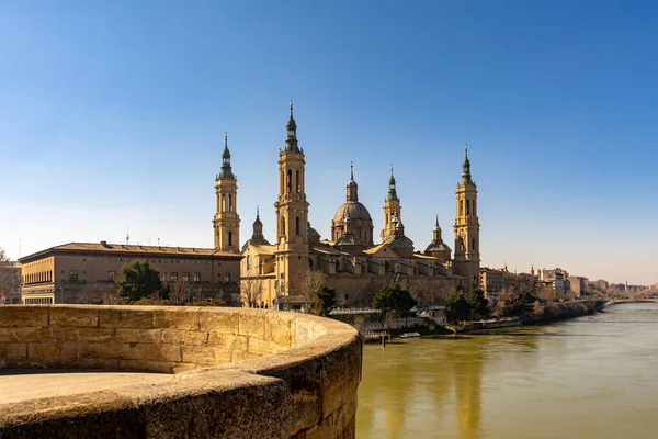 Basilica Nuestra Senora Del Pilar Cathedral Zaragoza Spain — Stock Photo, Image