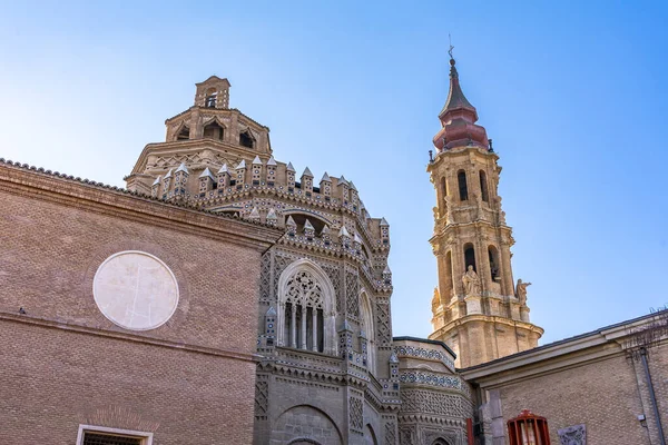 Catedral Salvador Zaragoza Zaragoza España — Foto de Stock