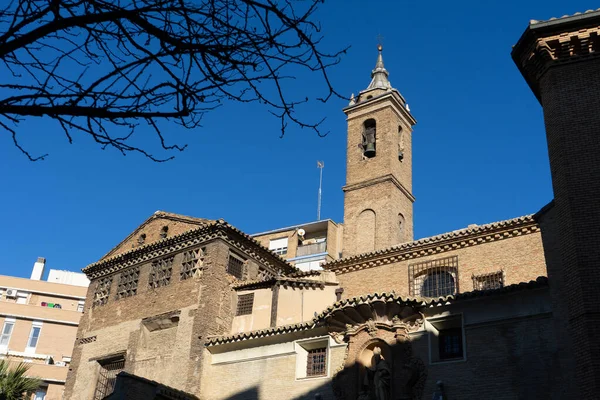 Церква Сан Нікола Bari Сарагоси Іспанія — стокове фото