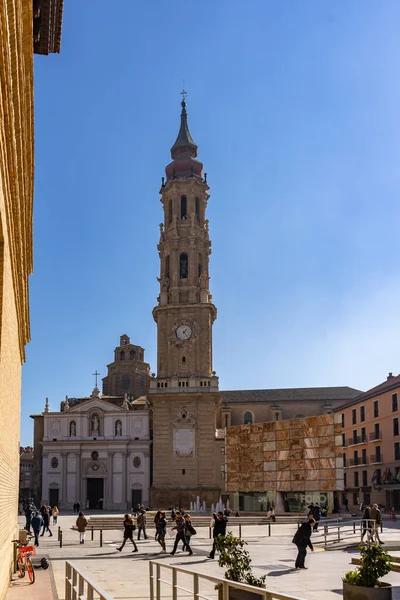 Catedral Salvador Zaragoza Zaragoza España — Foto de Stock