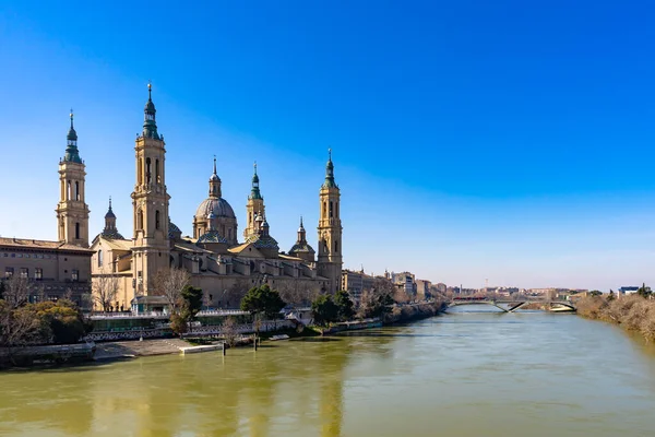 Basilica Nuestra Senora Del Pilar Cathedral Zaragoza Spain — Stock Photo, Image