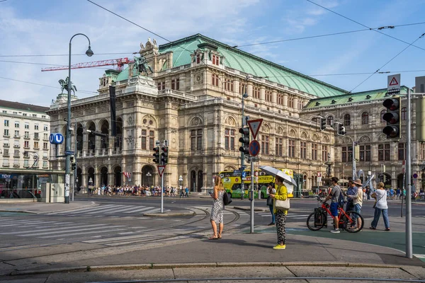 Κρατική Όπερα Στη Βιέννη Wien Αυστρία — Φωτογραφία Αρχείου