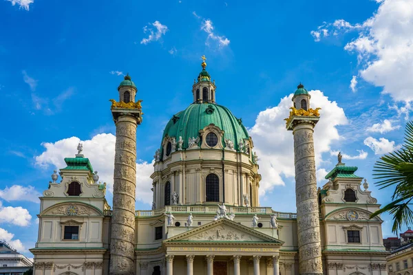 Kostel Karlskirche Vídni Rakousko — Stock fotografie