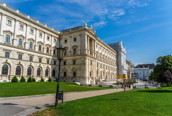 Ogród Burggarten Wiedniu Austria — Zdjęcie stockowe