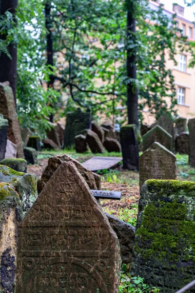 Oude Joodse Begraafplaats Praag Tsjechië — Stockfoto