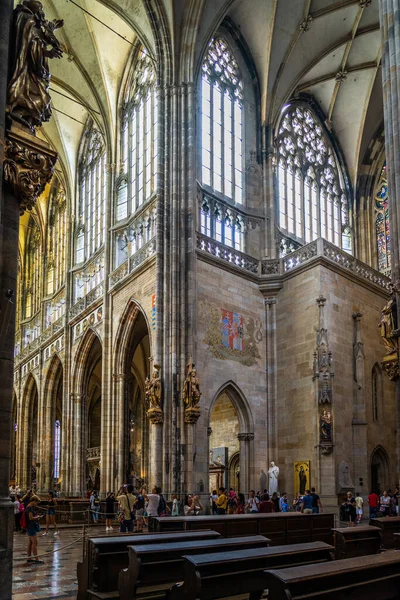 Saint Vitus Cathedral Prague Στην Τσεχική Δημοκρατία — Φωτογραφία Αρχείου