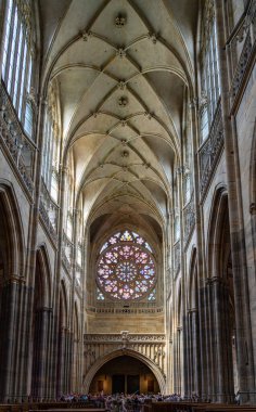 Çek Cumhuriyeti 'ndeki Saint Vitus Katedrali Prag