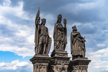 Çek Cumhuriyeti 'nde Charles Bridge Prag