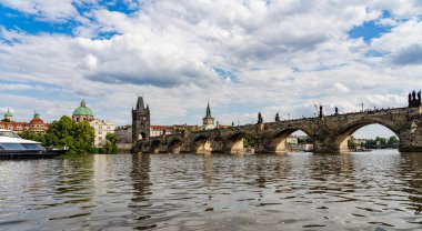 Çek Cumhuriyeti 'nde Manes Köprüsü Prag
