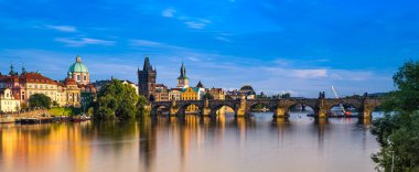 Çek Cumhuriyeti 'nde Charles Bridge Prag