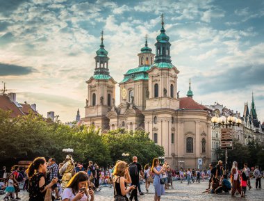 Çek Cumhuriyeti'nde St Nicholas Kilisesi Prag