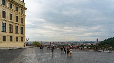 Çek Cumhuriyeti 'nde Prag' ın Castle semt sokağı