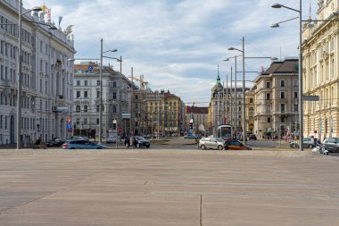 Viyana 'nın ünlü caddesi Wien, Avusturya