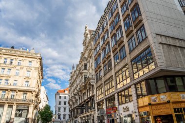 Viyana 'nın ünlü caddesi Wien, Avusturya