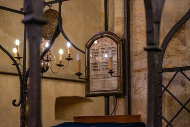 Çek Cumhuriyeti 'nde Eski Yeni Sinagog Prag