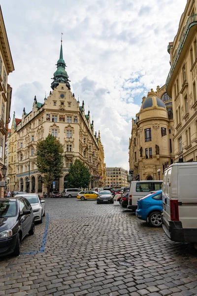 Architektonický Orientační Panorama Prahy České Republice — Stock fotografie