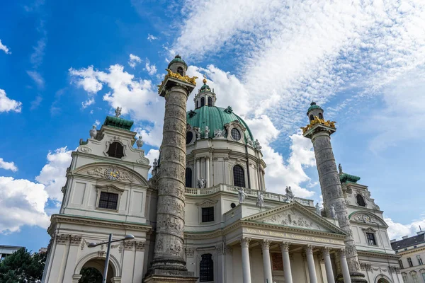 Kostel Karlskirche Vídni Rakousko — Stock fotografie