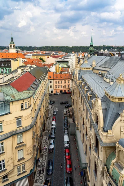 Architektura Przełomowe Panoramy Pragi Czechach — Zdjęcie stockowe