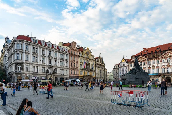 Altstadtplatz Prag Der Tschechischen Republik — Stockfoto