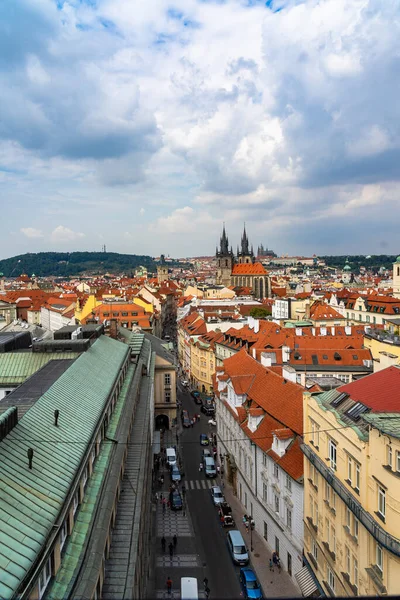 Architektonický Orientační Panorama Prahy České Republice — Stock fotografie