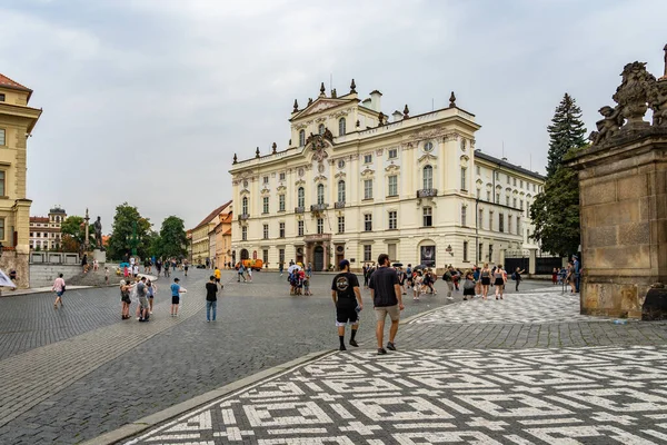 Archbishop Palace Castle District Street Prague Czech Republic — стоковое фото